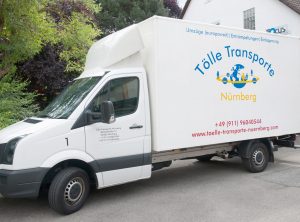 Flottenbeklebung - Mit Logo folierter Kastenwagen für Tölle Transporte