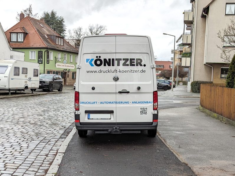 Könitzer VW Crafter Fahrerseite mit neuer CI