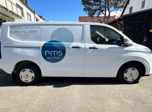 PMS Folierung auf Ford Transit Custom Beifahrerseite